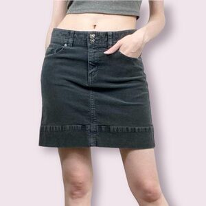 Patagonia Dark Charcoal Corduroy Skirt